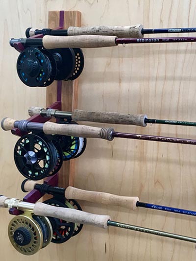 Mini Fly Rod Rack